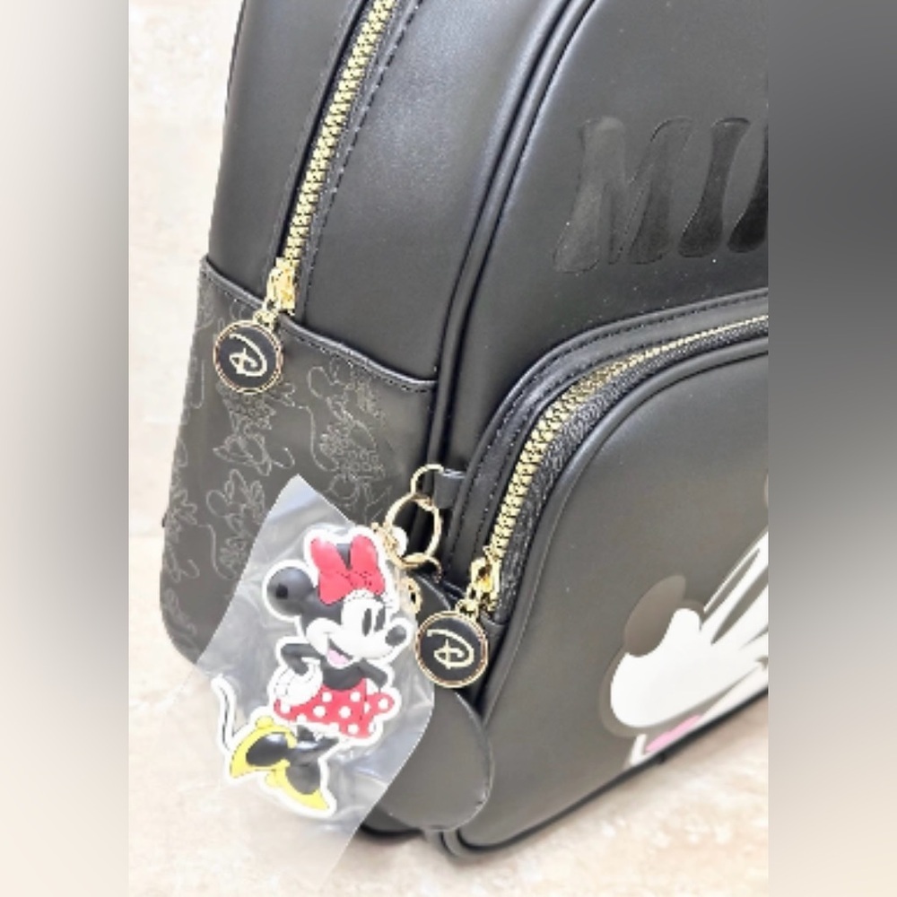 Disney Minnie Mouse Ears Backpack {13”x10”} *Primark* NWT - Picture 2 of 6